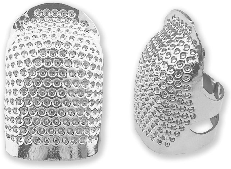Aogigigio Sashiko Thimble - 2pcs Thimbles Adjustable Ring Sashiko Needles Kits, Thimbles for Hand Sewing - Image 1